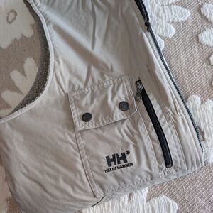 Helly Hansen Light Tan Vest with Snap Pocket